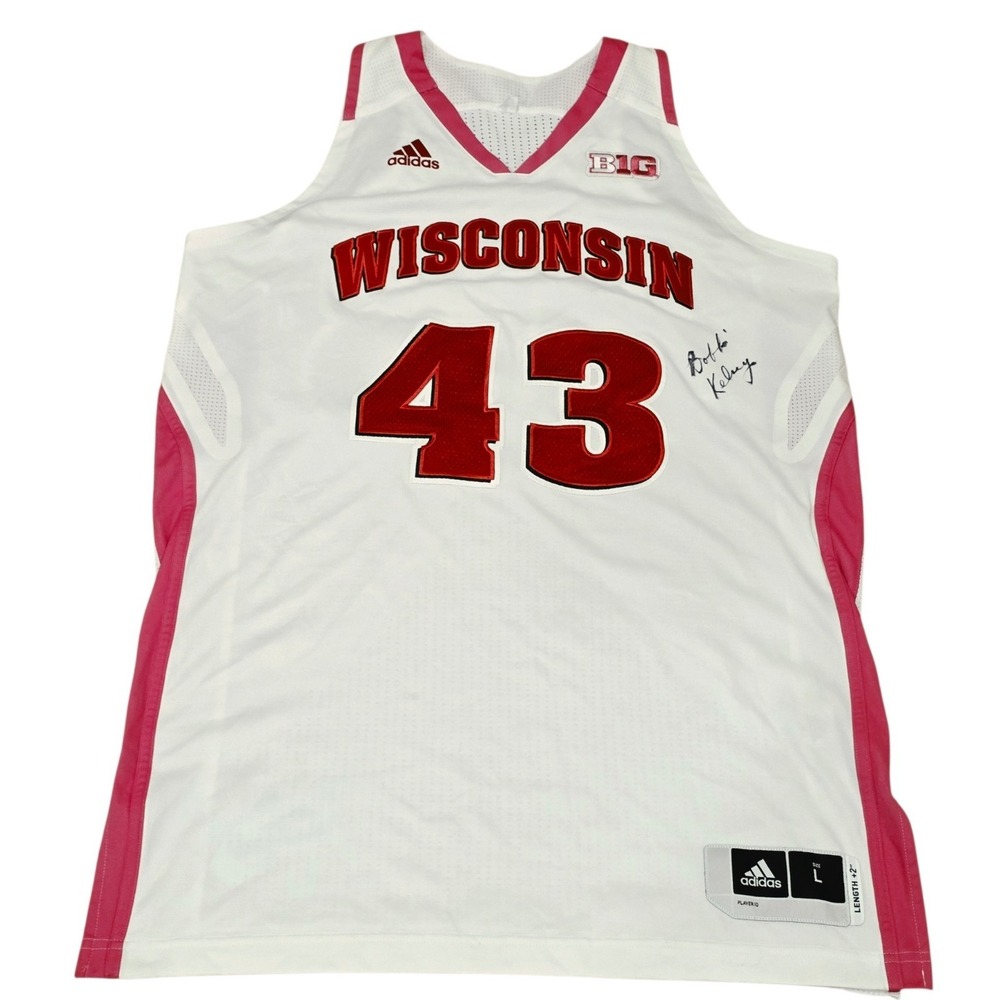 Adidas Wisconsin Badgers Cassie Rochel #43 Team Issued Jersey Signed Kelsey L